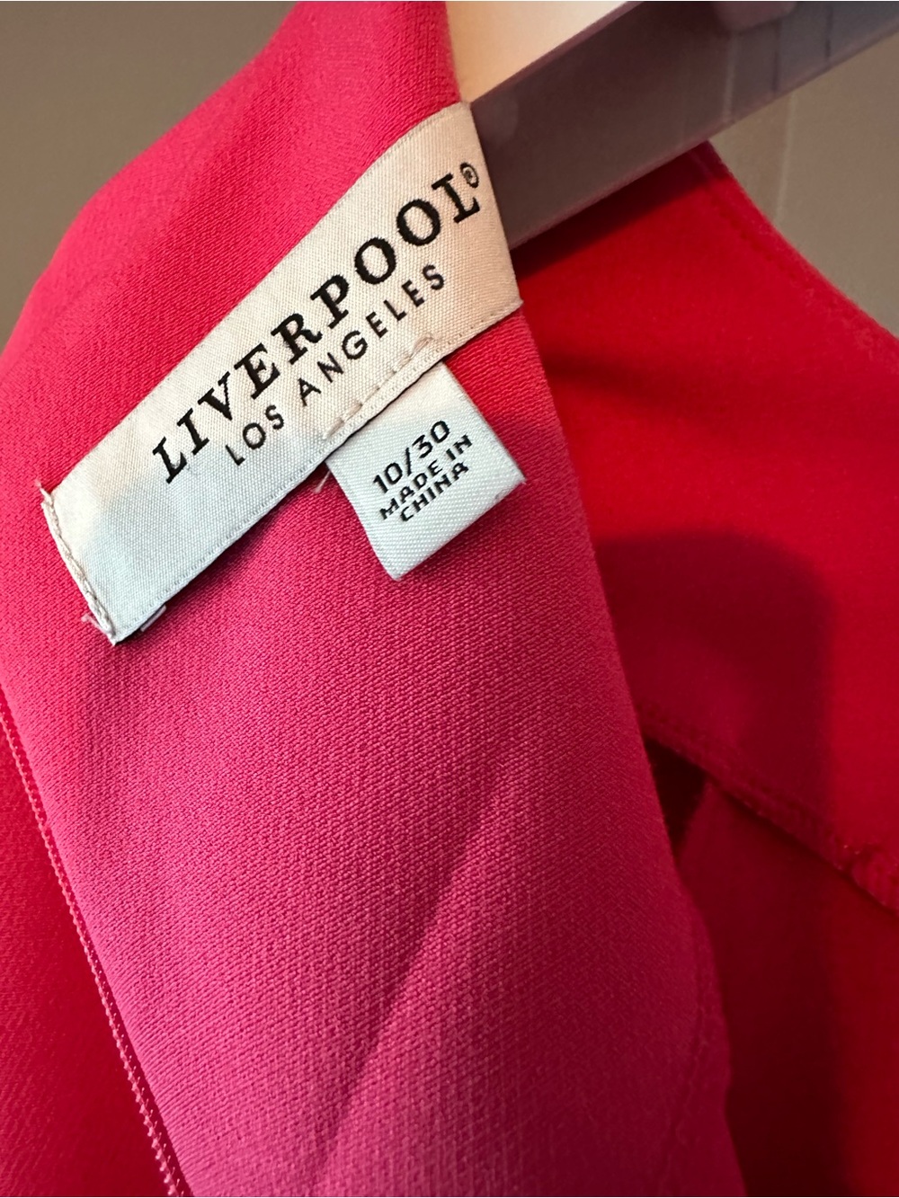 Liverpool Los Angeles Pink Puff Tulip Sleeve Midi Sheath Dress - Picture 6 of 6